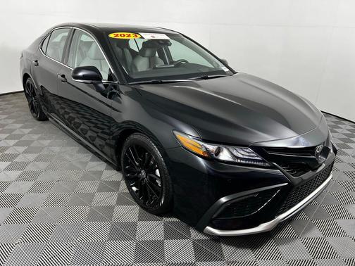 Midnight Black Metallic 2023 Toyota Camry XSE