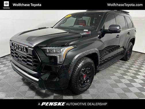 Midnight Black Metallic 2025 Toyota Sequoia TRD Pro