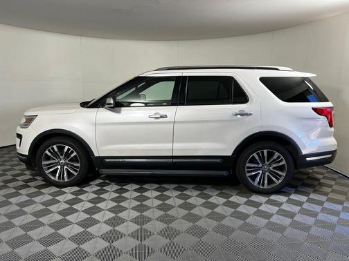 WHITE PLATINUM MET TRI-COAT 2018 Ford Explorer Platinum