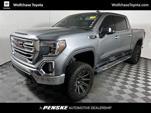 Satin Steel Metallic 2019 GMC Sierra 1500 SLT