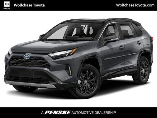 Magnetic Gray Metallic/Midnight Black Metallic 2024 Toyota RAV4 Hybrid SE