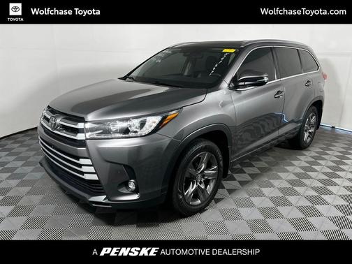 Predawn Gray Mica 2019 Toyota Highlander Limited Platinum