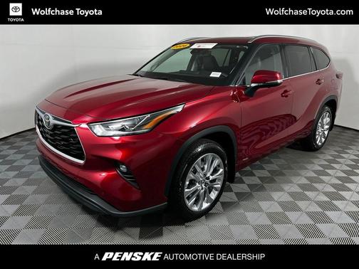 Ruby Flare Pearl 2026 Toyota Highlander Hybrid Limited