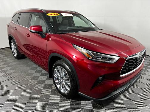 Ruby Flare Pearl 2026 Toyota Highlander Hybrid Limited