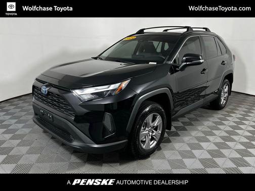 Midnight Black Metallic 2022 Toyota RAV4 Hybrid XLE