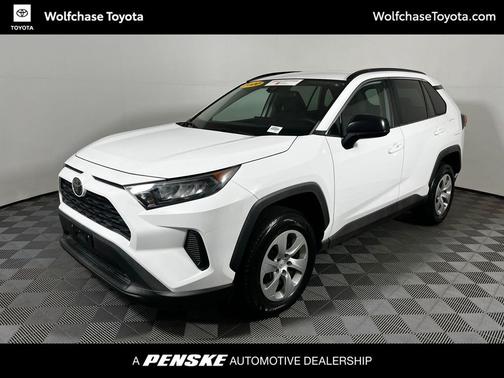 Super White 2020 Toyota RAV4 LE