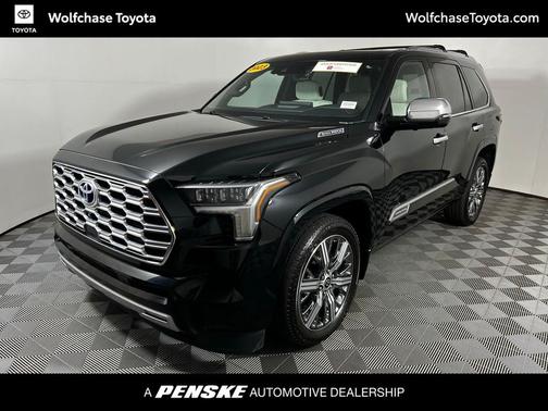 Midnight Black Metallic 2023 Toyota Sequoia Capstone