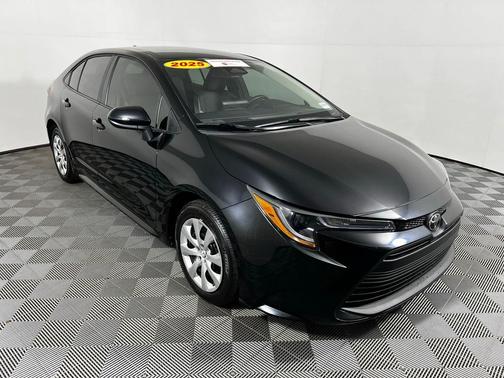 Midnight Black Metallic 2025 Toyota Corolla LE