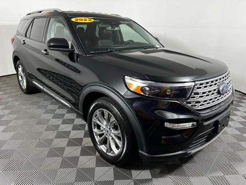 AGATE BLACK METALLIC 2022 Ford Explorer Limited