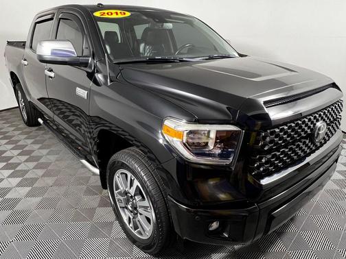 Midnight Black Metallic 2019 Toyota Tundra Platinum