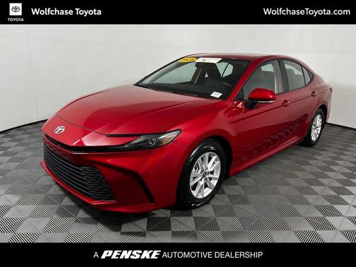 Supersonic Red 2025 Toyota Camry LE