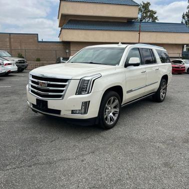 White Diamond Tricoat 2015 Cadillac Escalade ESV Sport