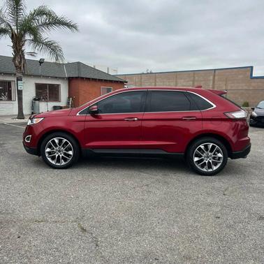 Ruby Red Metallic Tinted Clearcoat 2015 Ford Edge Titanium