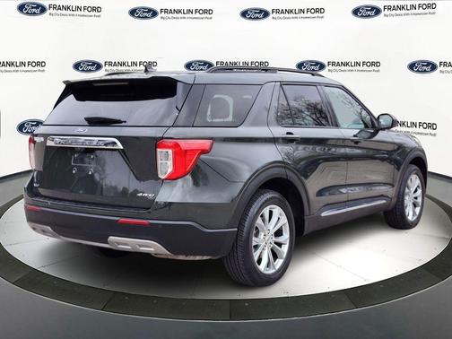 Forged Green Metallic 2023 Ford Explorer XLT