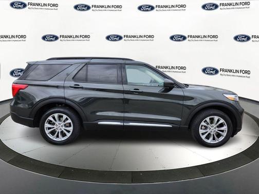 Forged Green Metallic 2023 Ford Explorer XLT
