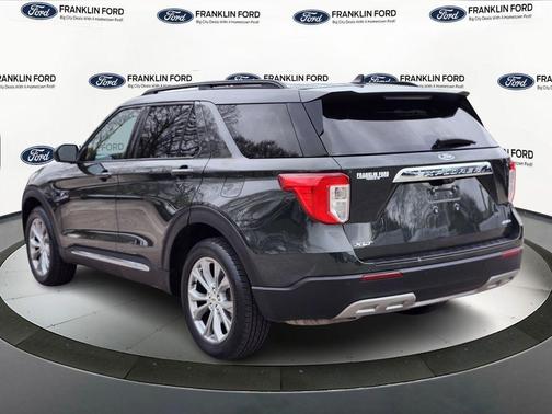 Forged Green Metallic 2023 Ford Explorer XLT
