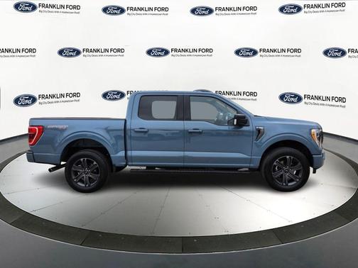 Blue 2023 Ford F-150 XLT