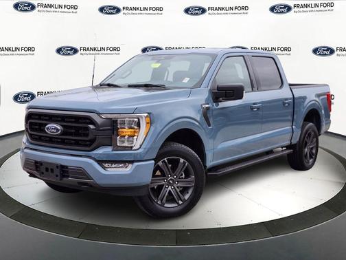 Blue 2023 Ford F-150 XLT