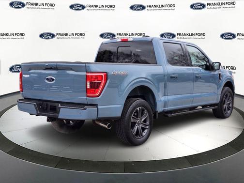 Blue 2023 Ford F-150 XLT
