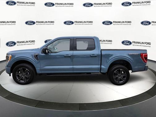 Blue 2023 Ford F-150 XLT