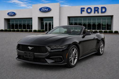 Shadow Black 2025 Ford Mustang EcoBoost Premium