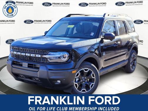 Shadow Black 2025 Ford Bronco Sport Outer Banks