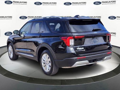 Agate Black Metallic 2025 Ford Explorer Platinum