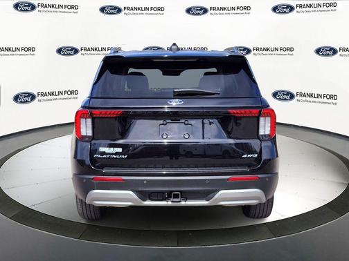 Agate Black Metallic 2025 Ford Explorer Platinum