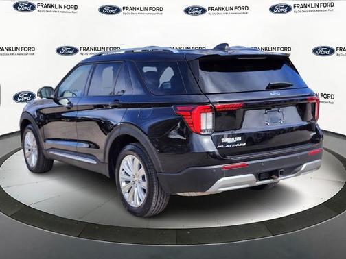 AGATE BLACK METALLIC 2025 Ford Explorer PLATINUM