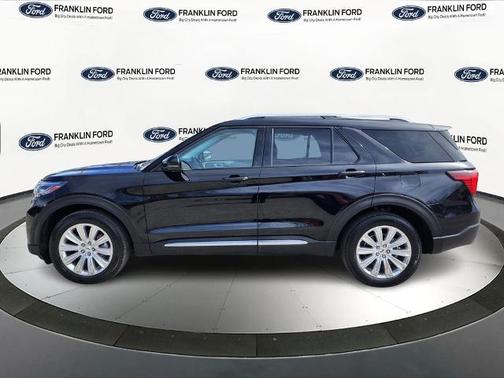 AGATE BLACK METALLIC 2025 Ford Explorer PLATINUM