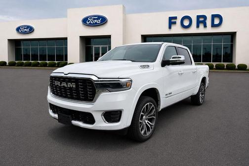 Bright White Clearcoat 2025 RAM 1500 Tungsten