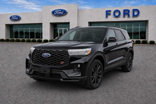 Black Metallic 2025 Ford Explorer ST