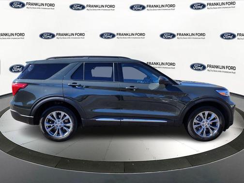 Forged Green Metallic 2022 Ford Explorer XLT
