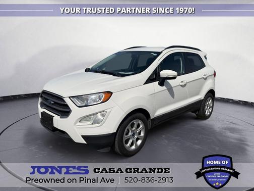 Diamond White 2018 Ford EcoSport SE