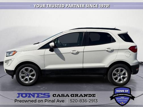 Diamond White 2018 Ford EcoSport SE