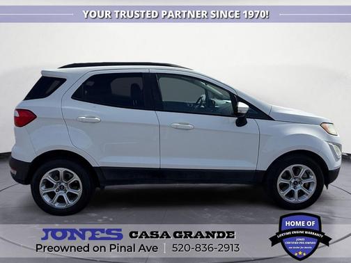 Diamond White 2018 Ford EcoSport SE