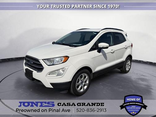 Diamond White 2018 Ford EcoSport SE