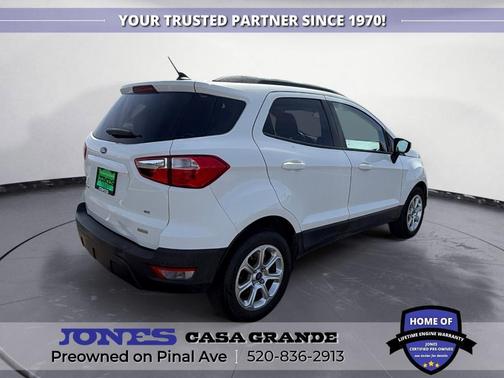 Diamond White 2018 Ford EcoSport SE