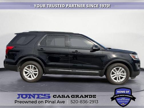 Shadow Black 2016 Ford Explorer XLT