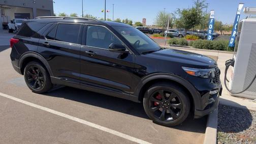 Agate Black Metallic 2023 Ford Explorer ST