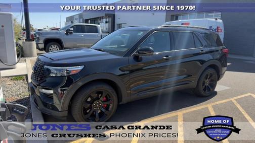 Agate Black Metallic 2023 Ford Explorer ST