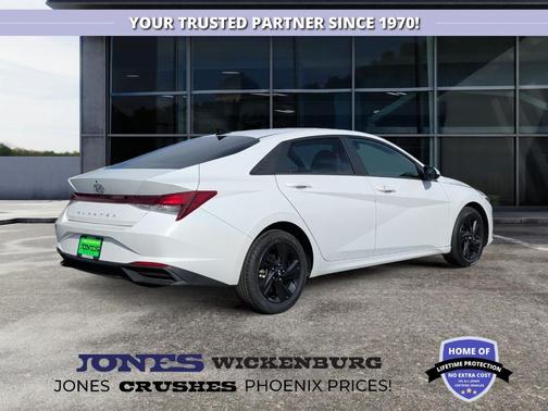 Quartz White 2021 Hyundai ELANTRA SEL