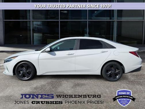 Quartz White 2021 Hyundai ELANTRA SEL