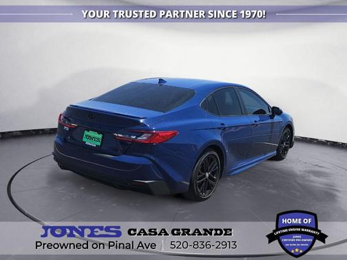 Blue 2025 Toyota Camry SE