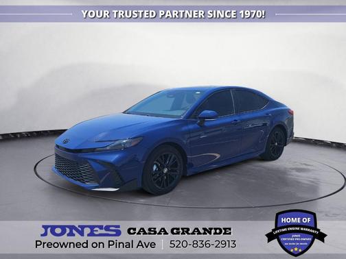 Blue 2025 Toyota Camry SE