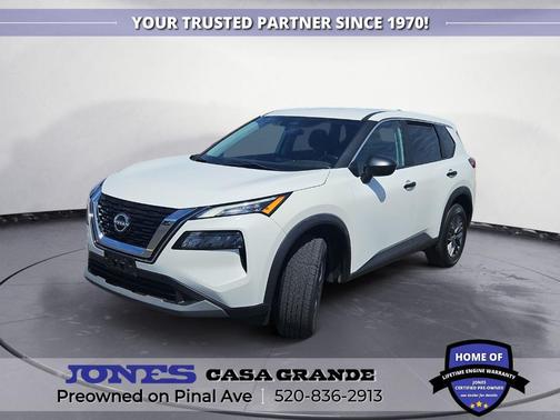 Glacier White 2023 Nissan Rogue S