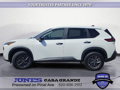 Glacier White 2023 Nissan Rogue S