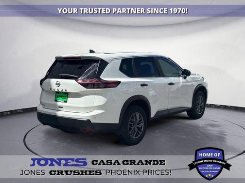 Glacier White 2024 Nissan Rogue S