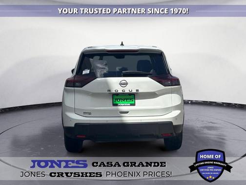 Glacier White 2024 Nissan Rogue S