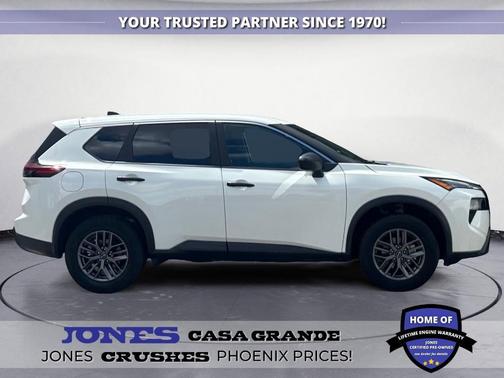 Glacier White 2024 Nissan Rogue S